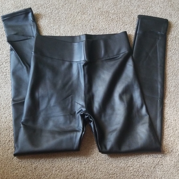 Mcedar Pants - Faux Leather Skinny
